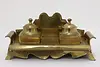 Brass Vintage Desktop Double Inkwell, India (8)