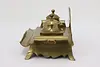 Brass Vintage Desktop Double Inkwell, India (9)