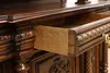 Renaissance Antique Carved Walnut Sideboard or Bar Cabinet (34)