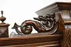 Renaissance Antique Carved Walnut Sideboard or Bar Cabinet (36)