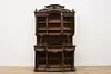 Renaissance Antique Carved Walnut Sideboard or Bar Cabinet (4)