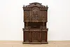 Renaissance Antique Carved Walnut Sideboard or Bar Cabinet (7)