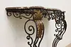 French Design Vintage Marble & Wrought Iron Entry Console (12)