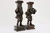 Renaissance Antique Carved Walnut Salvage Jester Sculpture (3)