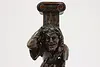 Renaissance Antique Carved Walnut Salvage Jester Sculpture (4)