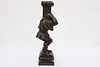 Renaissance Antique Carved Walnut Salvage Jester Sculpture (8)