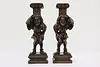 Renaissance Antique Carved Walnut Salvage Jester Sculpture (3)