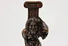 Renaissance Antique Carved Walnut Salvage Jester Sculpture (4)