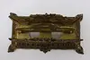 Victorian Antique Brass Finish Letter Napkin Holder Stag B&H (7)