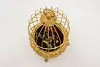 Gold Plated Vintage Singing Birds in Cage Automaton (8)