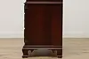 Georgian Design Vintage Mahogany Tall Chest or Dresser (11)