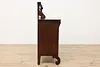 Empire Antique Oak Sideboard Bar Cabinet or Server Mirror (15)