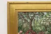 Spring Woods Vintage Original Oil Painting, Carmichael 23.5" (4)