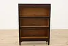 Globe Wernicke Antique 3 Stack Craftsman Lawyer Bookcase (7)