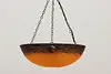 Art Deco Vintage Art Glass Chandelier Light Fixture (8)