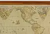 WWII Vintage Framed World Map, Welders, Electric Fusion 66" (5)