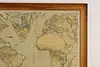 WWII Vintage Framed World Map, Welders, Electric Fusion 66" (6)