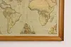 WWII Vintage Framed World Map, Welders, Electric Fusion 66" (9)