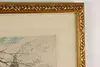 Opera House Paris Vintage Original Etching, Kasimir 23.5" (10)