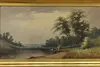 Countryside & Cows Antique Original Watercolor, Aarons 31.5" (2)