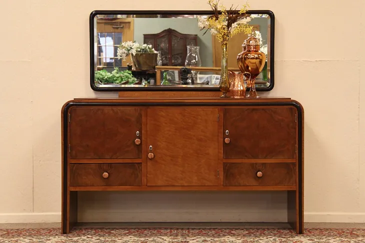 Art Deco Server, Sideboard or Back Bar