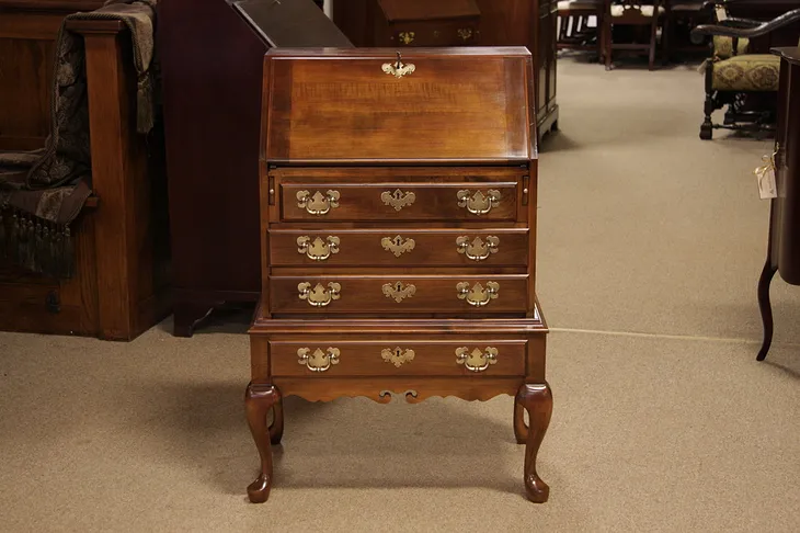 Maddox Maple Secretary Desk