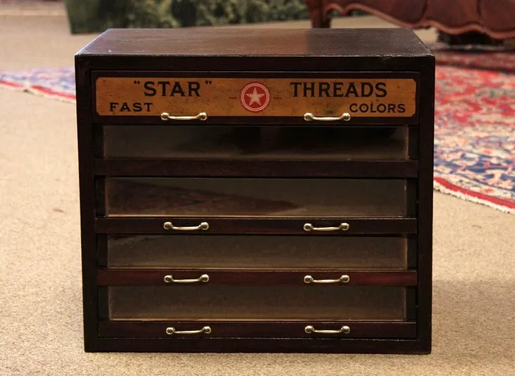 Star Spool Cabinet, circa 1900 (1)