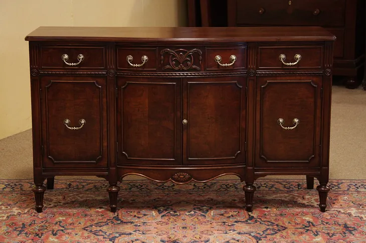 Traditional Walnut Sideboard or Buffet