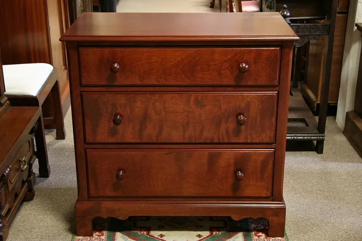 Stickley Signed Three Drawer Chest or Dresser (1)