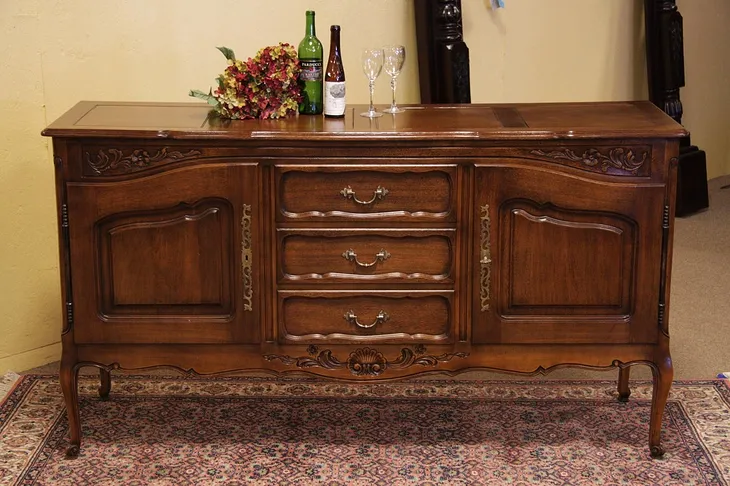 Country French Carved Sideboard or Buffet