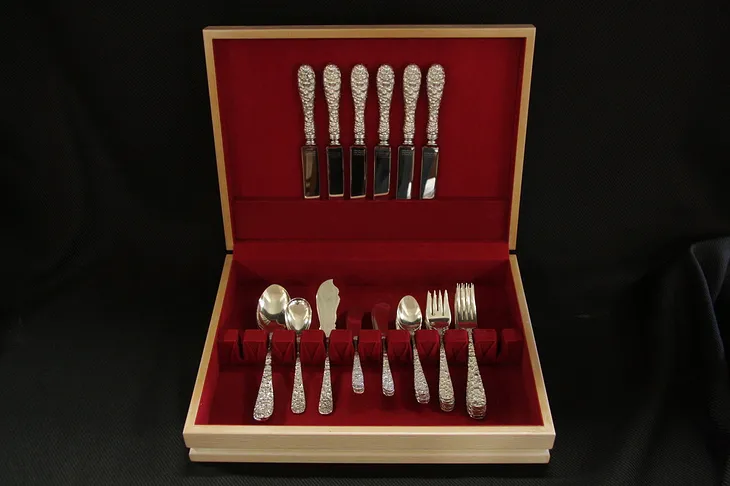 Stieff Rose Sterling Silver Flatware, 34 pc.