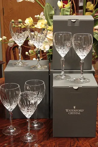 Waterford 23 Mourne Claret & Water Goblets