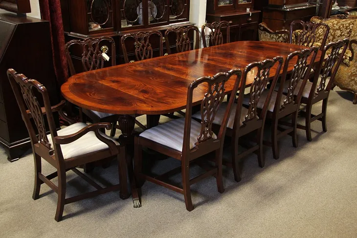 Traditional Dining Table, Hekman 10' Table