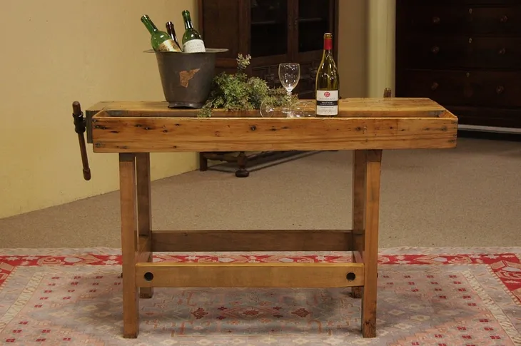 Country Carpenter's Work Bench, Kitchen Island