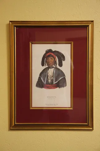 Micanopy, a Seminole Indian Chief Print