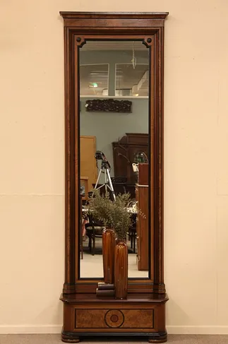 Victorian Hall or Pier Mirror with Base