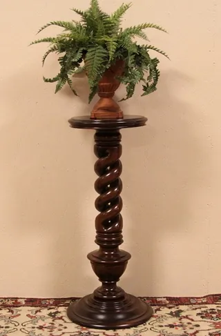 Double Spiral Pedestal or Plant Stand (1)