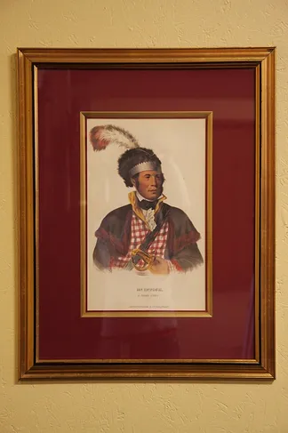 McINTOSH Creek Indian Chief Print