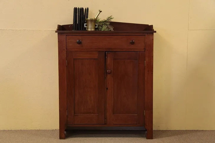 Pennsylvania Country Walnut Jelly Cupboard