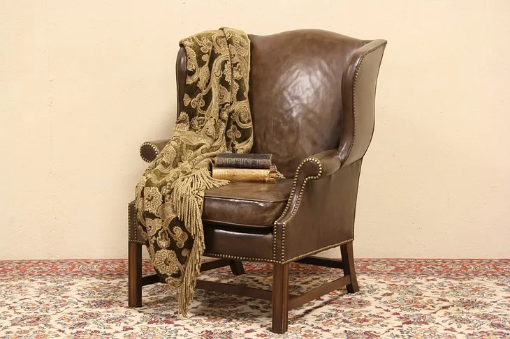 Drexel Heritage Leather Chair