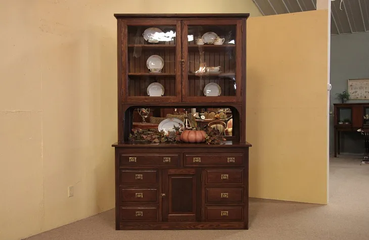 Arts & Crafts Cupboard, Sideboard & China Cabinet (1)