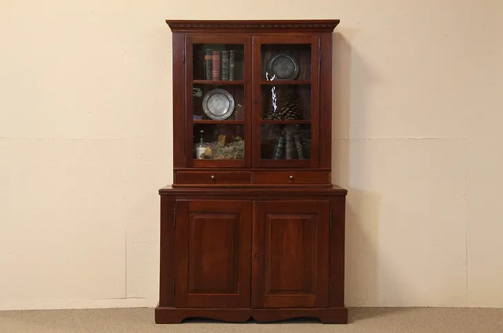 Virginia Antique Country Cherry Cupboard