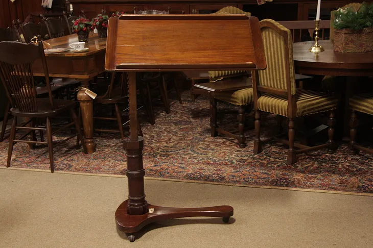 Victorian Chairside or Bedside Reading Table