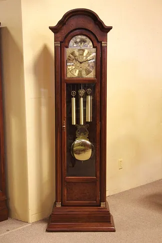 Seth Thomas Tall Case Cherry Grandfather Clock