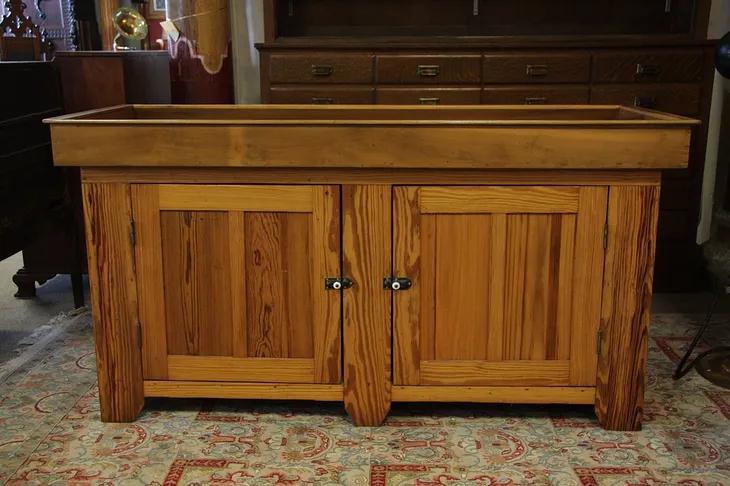 Country Pine Antique Dry Sink