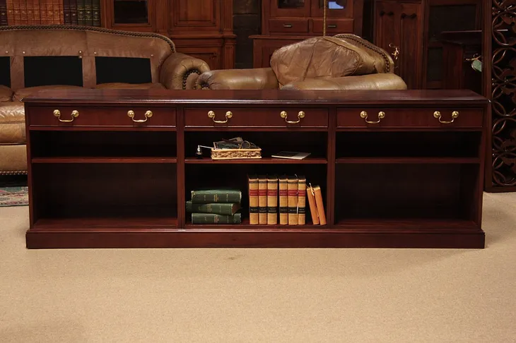 Baker Executive Credenza with Bookcase