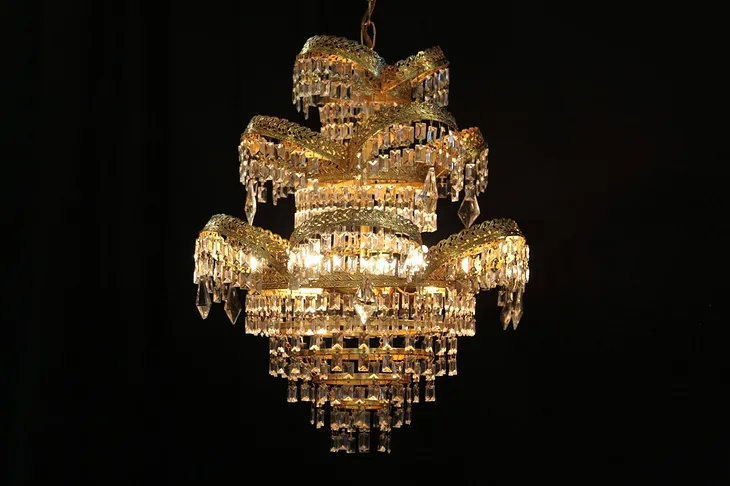 Art Deco or Mid Century Modern Chandelier