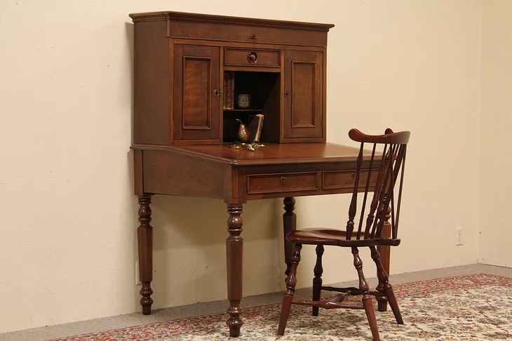 Victorian Antique 1850 Plantation Desk