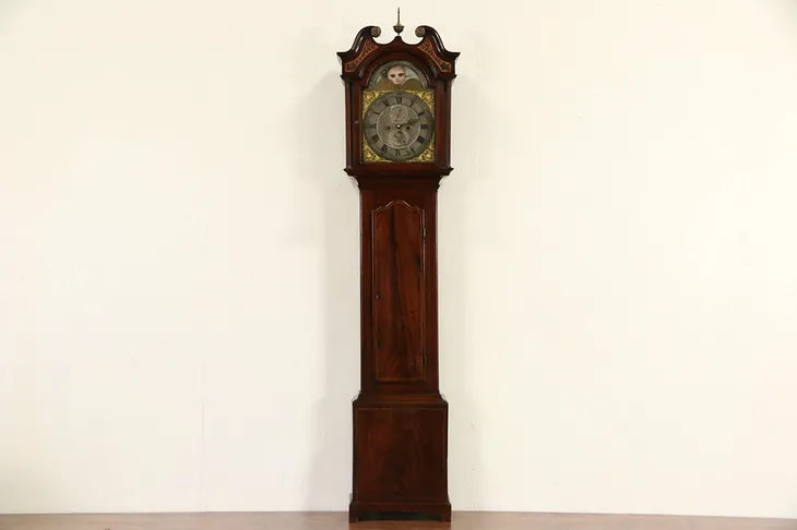 Bailey Banks & Biddle Philadelphia Signed 1880's Long Case Grandfather Clock