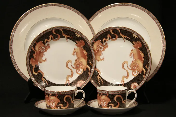 Wedgwood Dynasty China 2 Place Settings